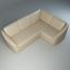 3d model corner sofa donata furniture