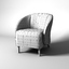 3d model keilhauer croft lounge chair