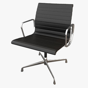 3d model eames aluminium chair