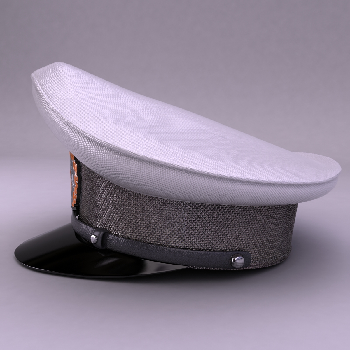 peaked cap 3d model