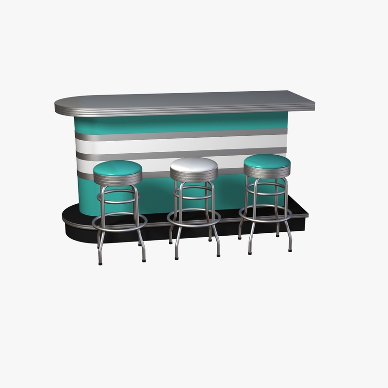 bar furniture 3d model