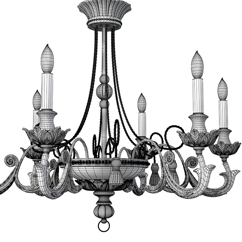rosbri visconti chandelier 3d 3ds