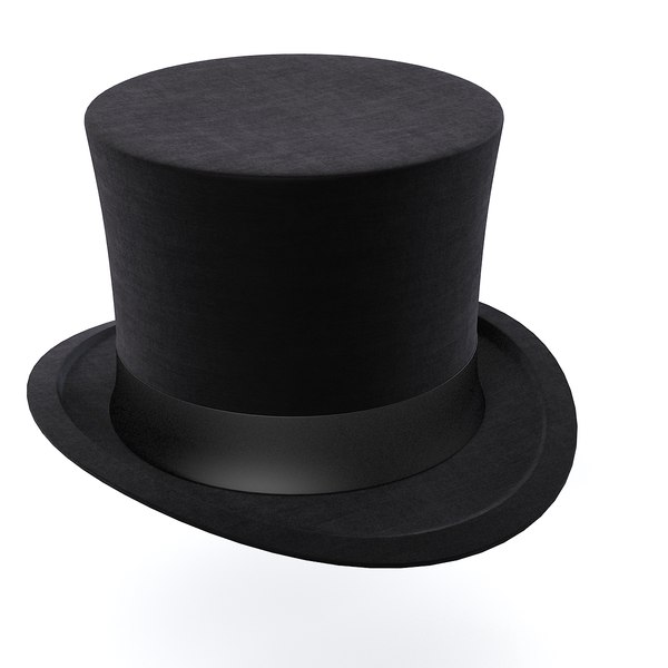 cylinder hat 3d model