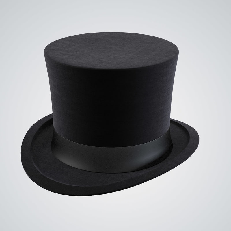 cylinder hat 3d model