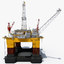 3d oil rig platform