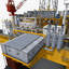 3d oil rig platform