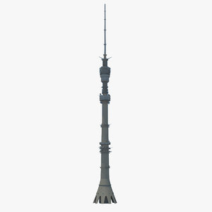 3d ostankino tower model