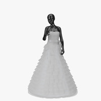 Wedding Dress 3D Models for Download | TurboSquid