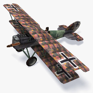 3d model pfalz d xii aircraft