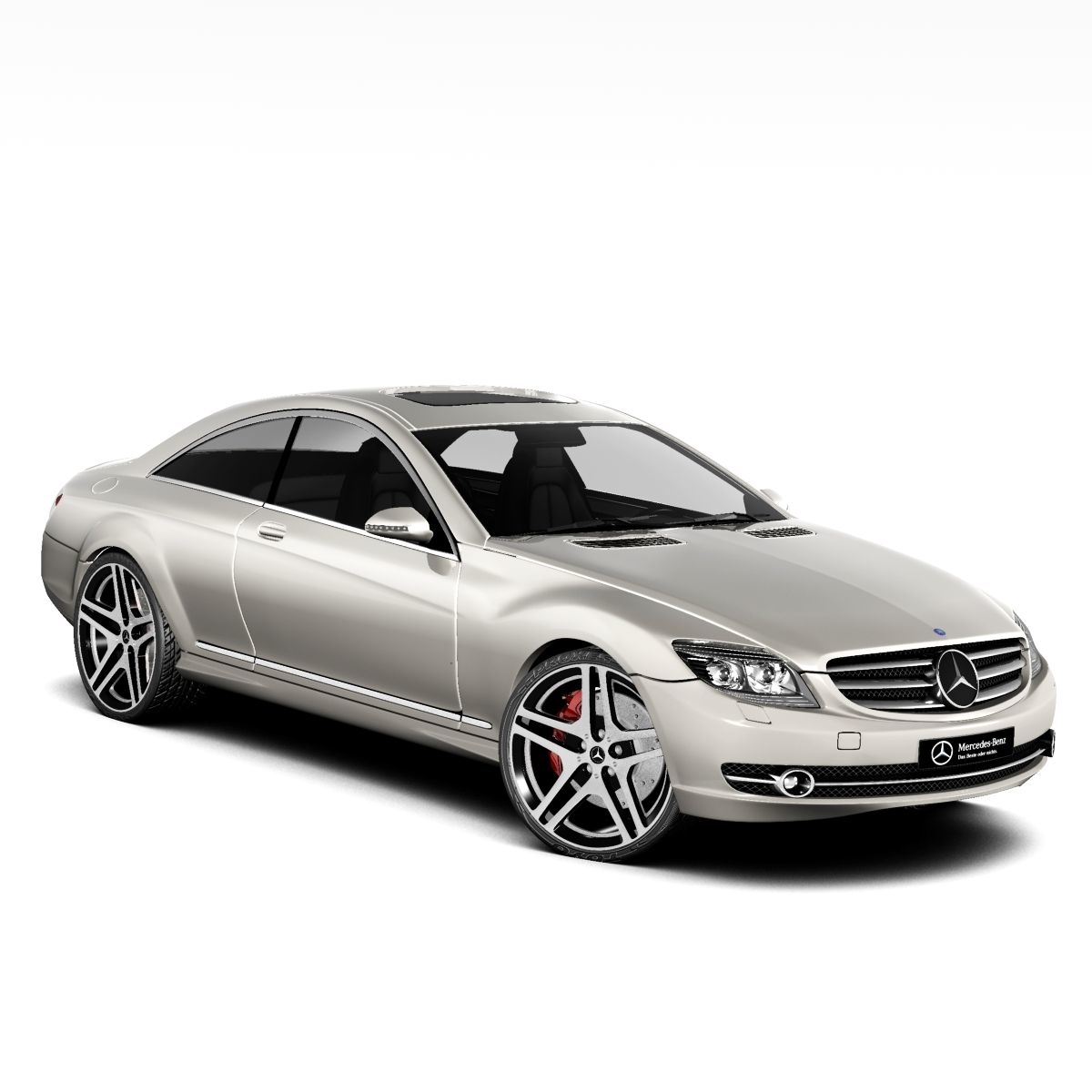 3d model - mercedes-benz cl500 2007