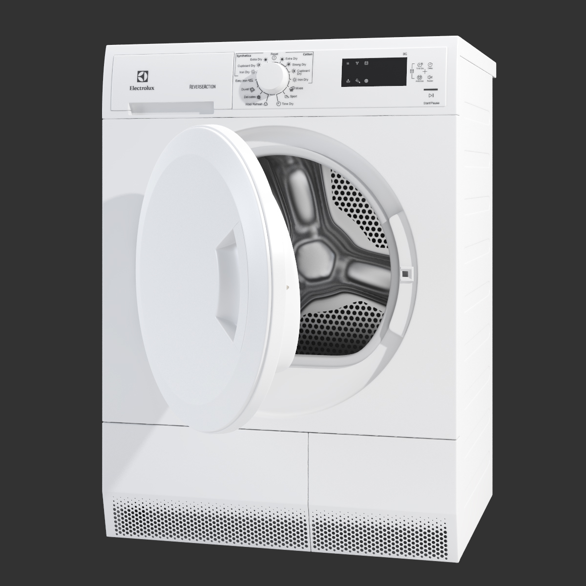 washing machine electrolux 3d obj