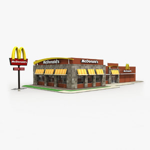 3D Mcdonalds Models | TurboSquid