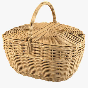 3d model picnic basket