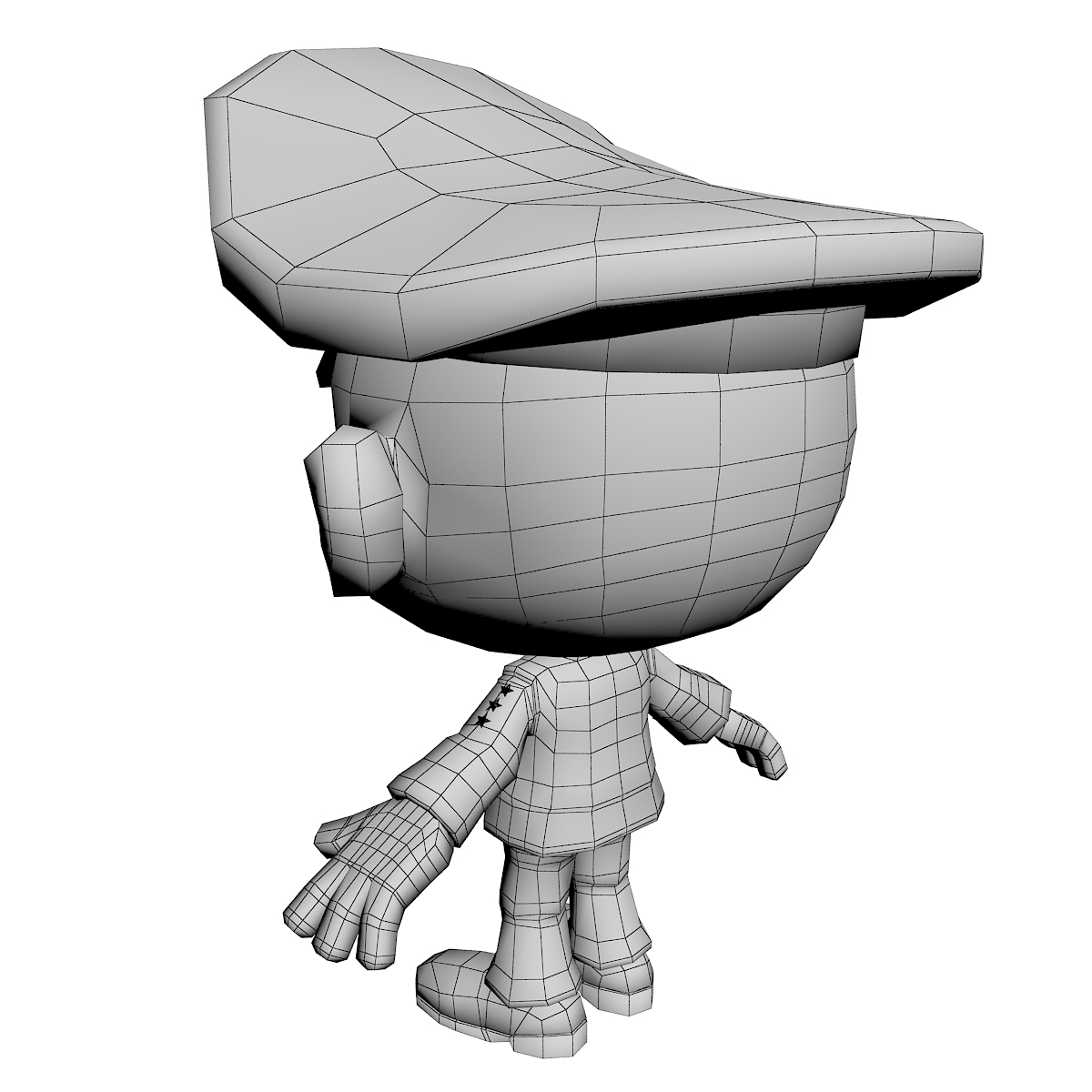 3dsmax cartoon soldier