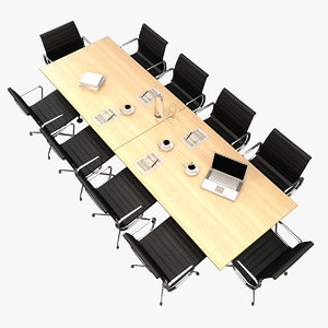 3d model conference table