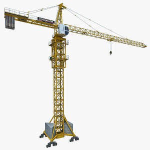 tower crane 2 3d model