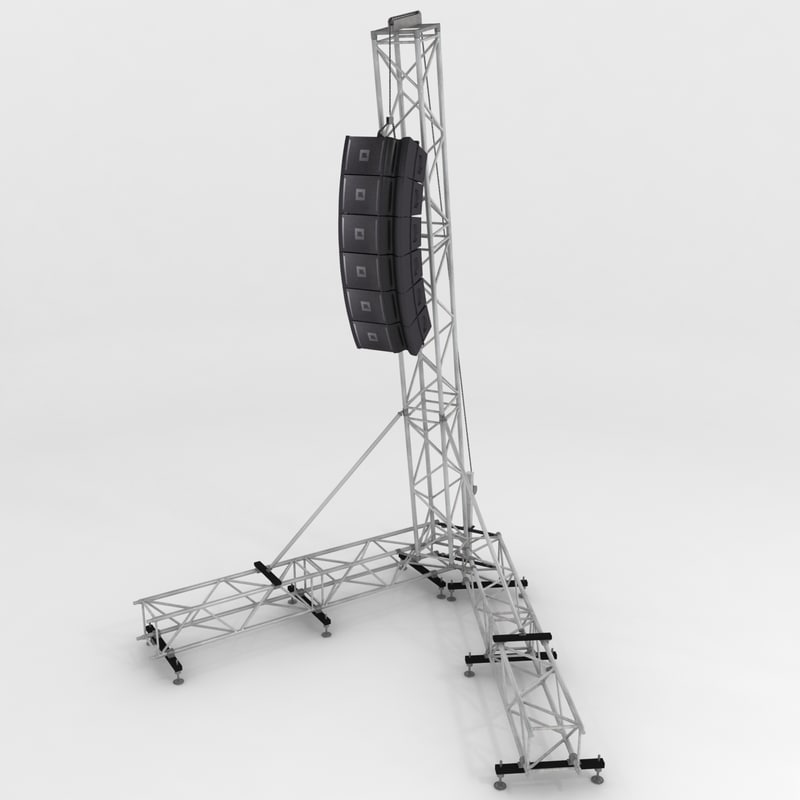 3d speaker array model