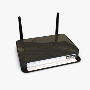 netgear wireless router 3d 3ds