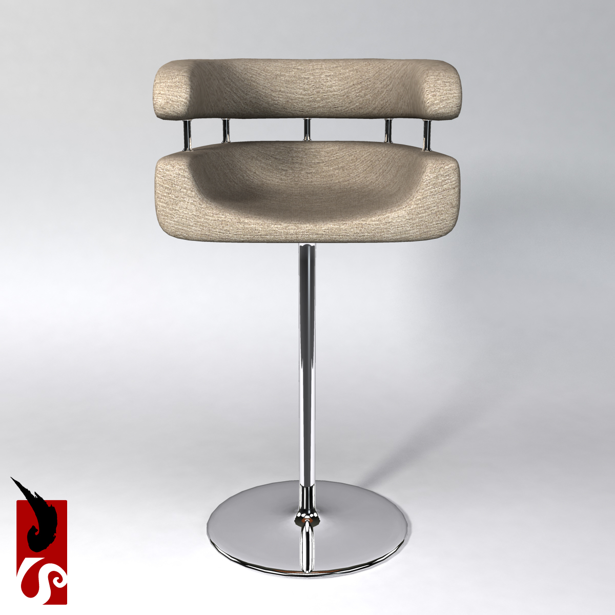 obj bar stool