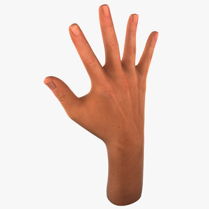 male hand 3d 3ds