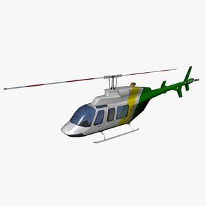 ranger helicopter bell 407 3d 3ds