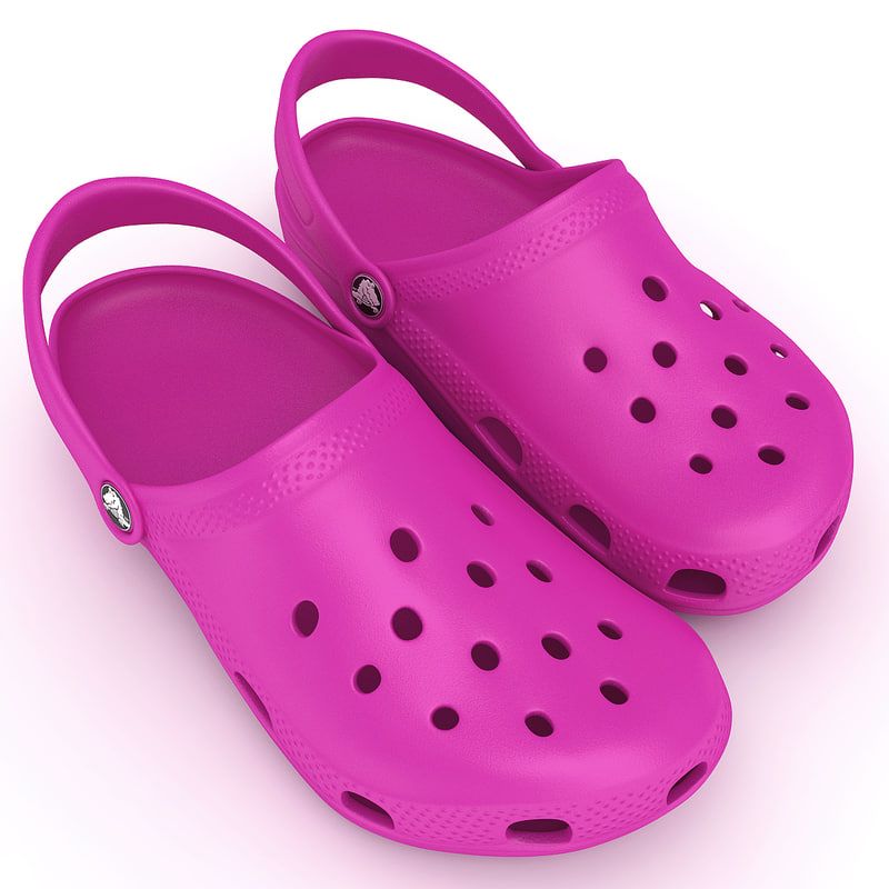 pink crocs shoes