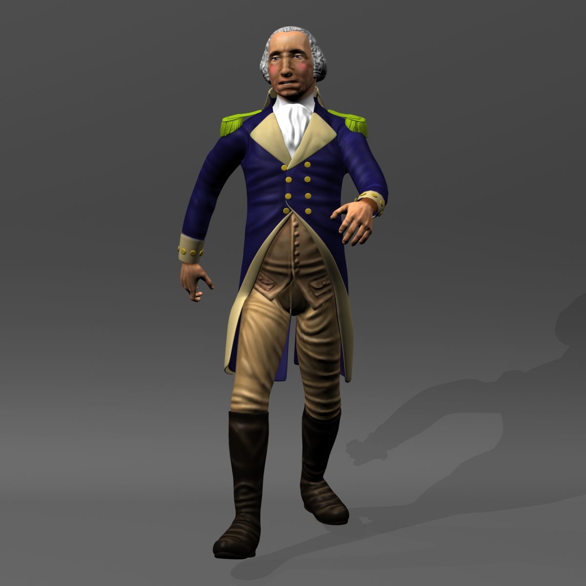 george washington action figure