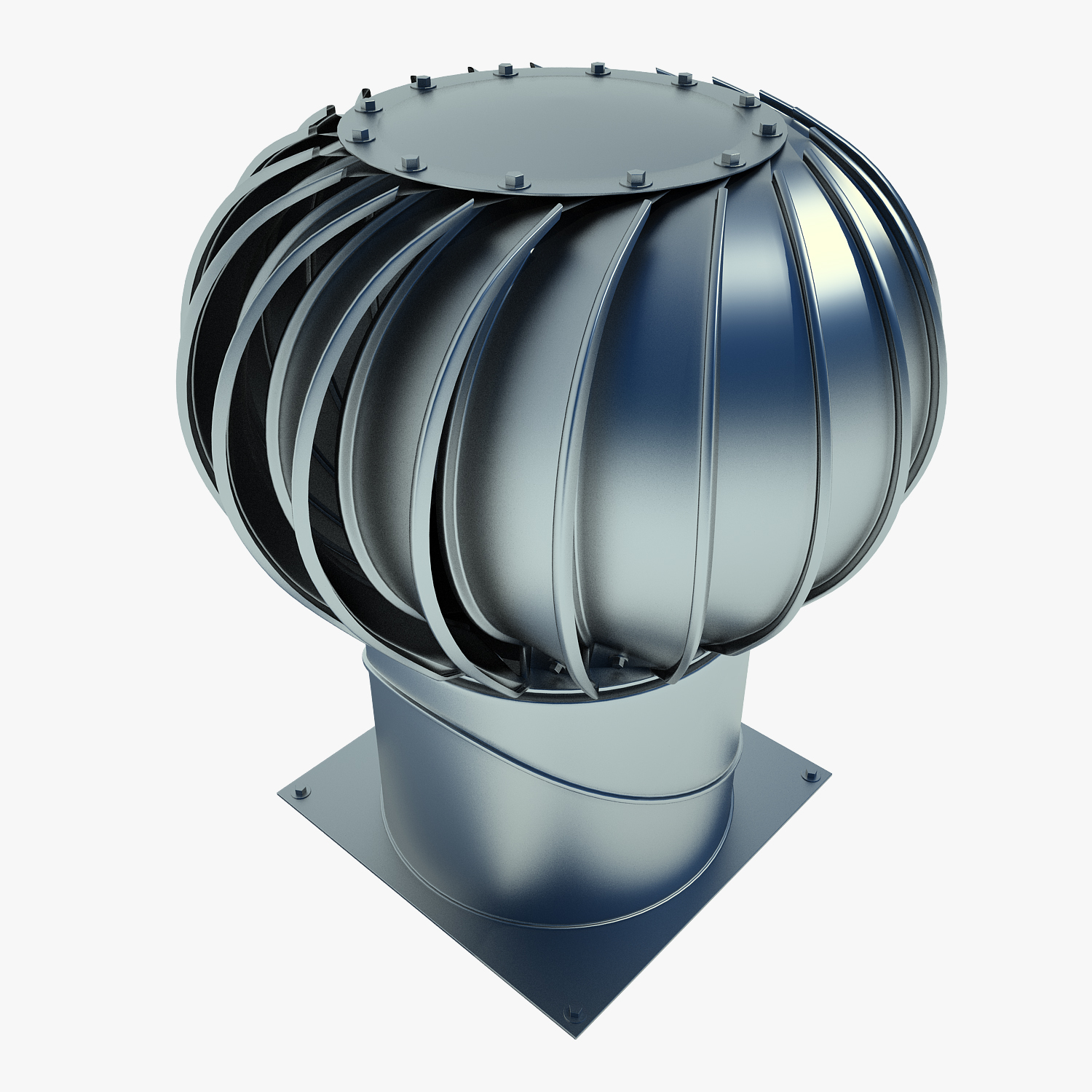 industrial roof turbine 3d max
