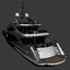 3d 40 sunseeker yacht cruising model