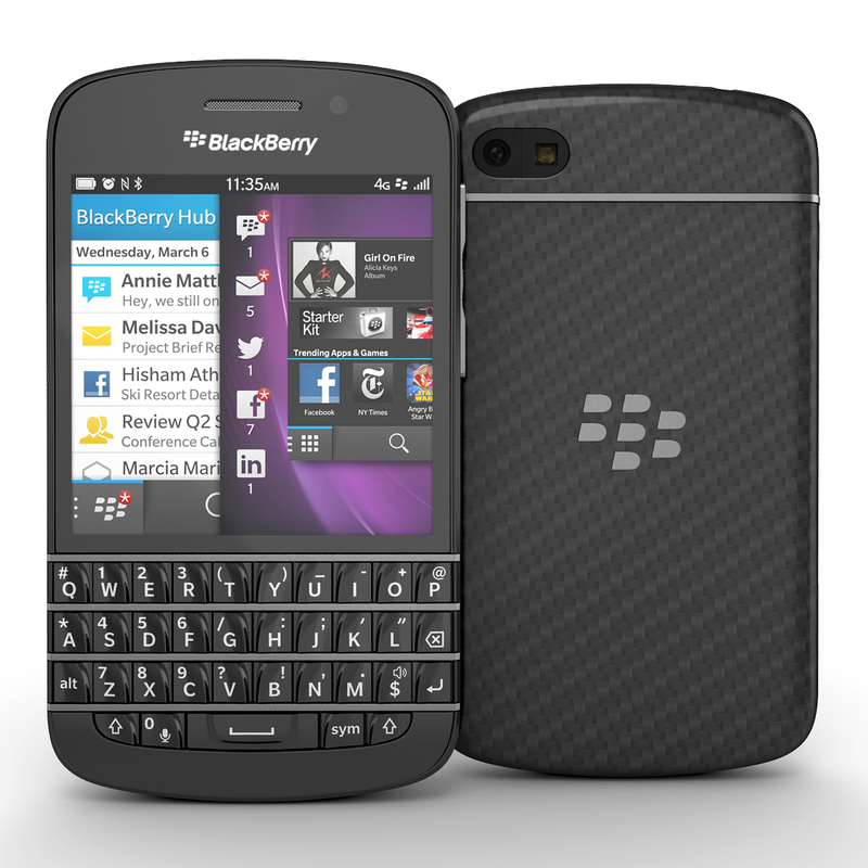 max version smartphone blackberry q10