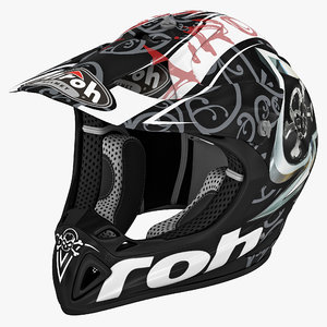 3d 3ds motocross helmet airoh stelt