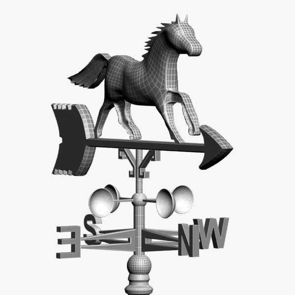 weather vane 3d model