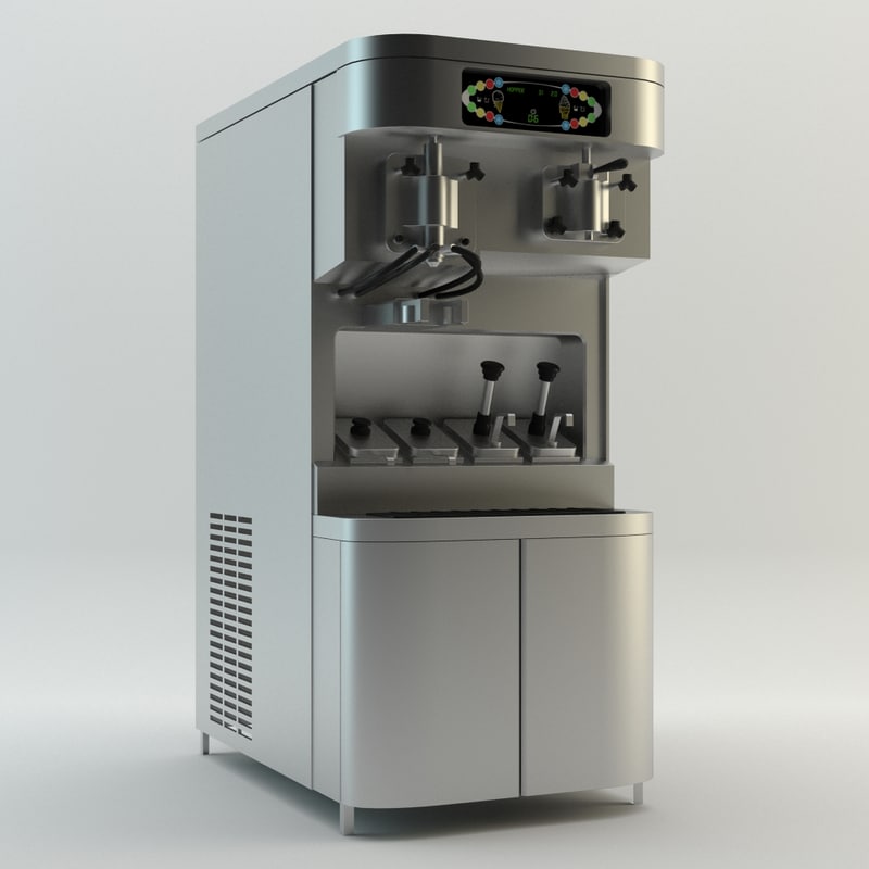 ice cream machine 3d model