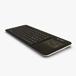 logitech less keyboard k400r obj