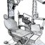 3d planmeca dental equipment set model