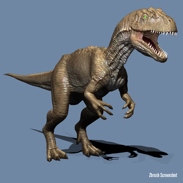 view in 3d dinosaur