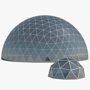 dome geodesic 3d model
