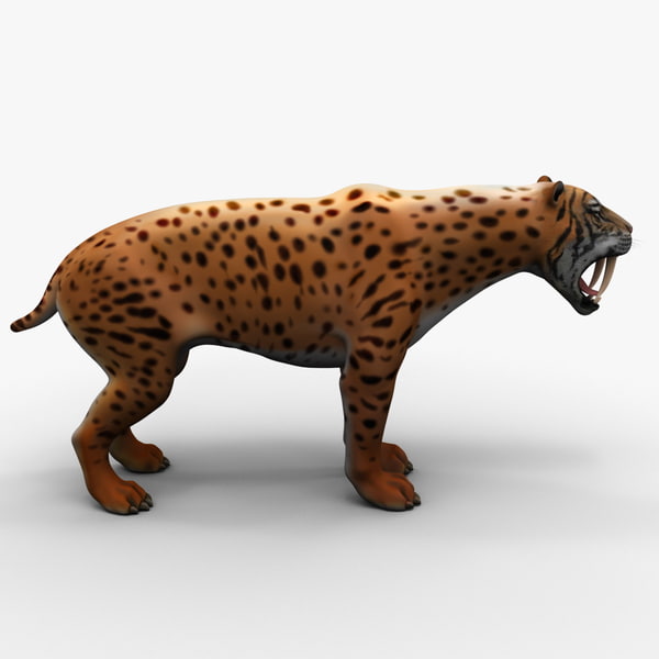 3d smilodon model