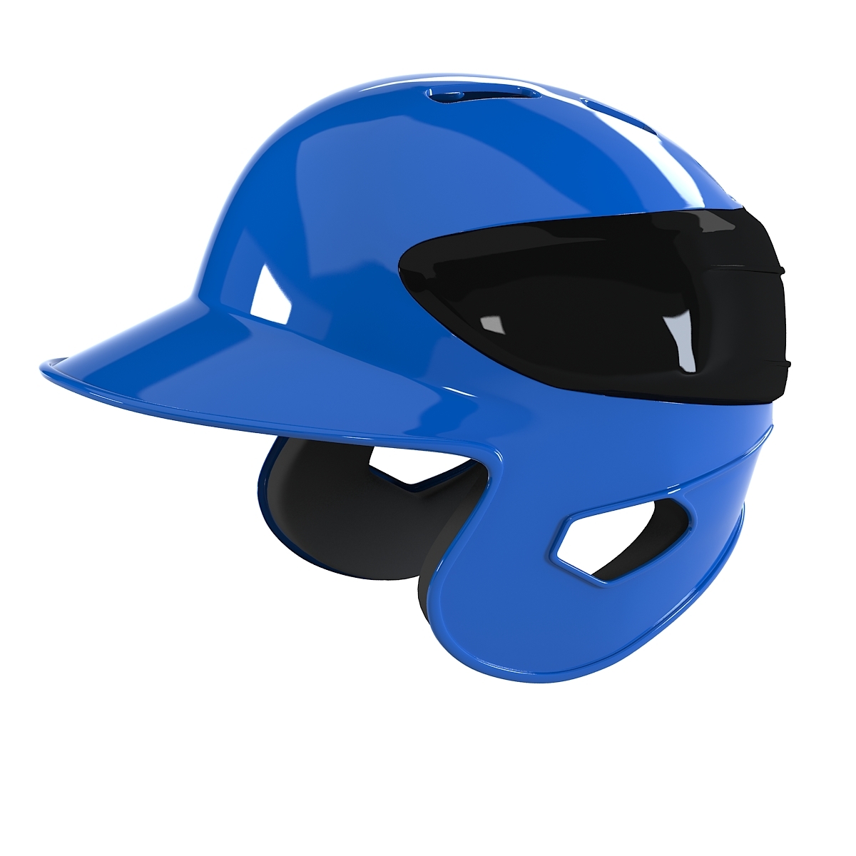 3d model baseball helmet
