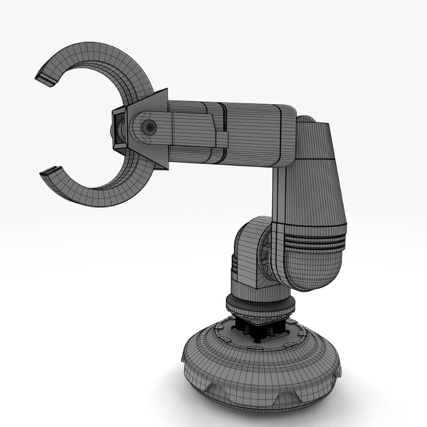 3d max robotic claw