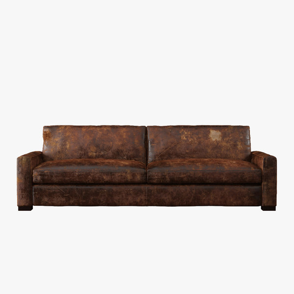 Maxwell Leather Sleeper Sofa 3d Max, Brown Leather Sleeper Sofa
