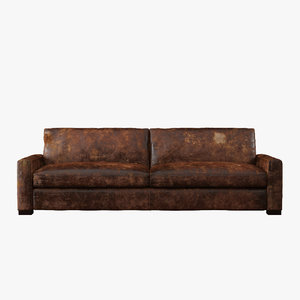 maxwell leather sleeper sofa 3d max