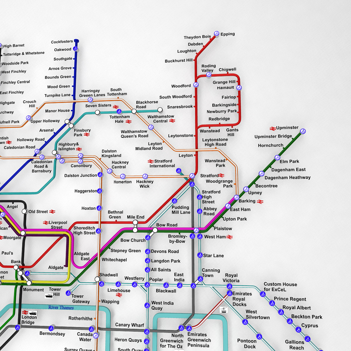 3d London Underground Model