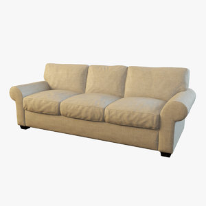 3d model classical sofa