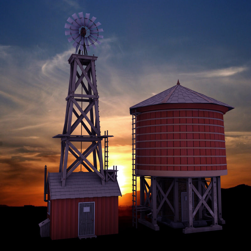 Farm Windmill Water Tower 3d Model   FarmWindmillandWaterTank14 8ae2c8af A6d0 4cde Af8a E5f255962c18Original 