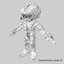 cartoon alien trooper 3d max