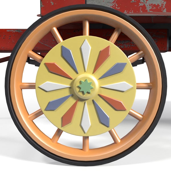 Circus Wagon 3d Model