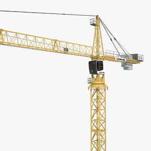 tower crane liebherr 3d 3ds