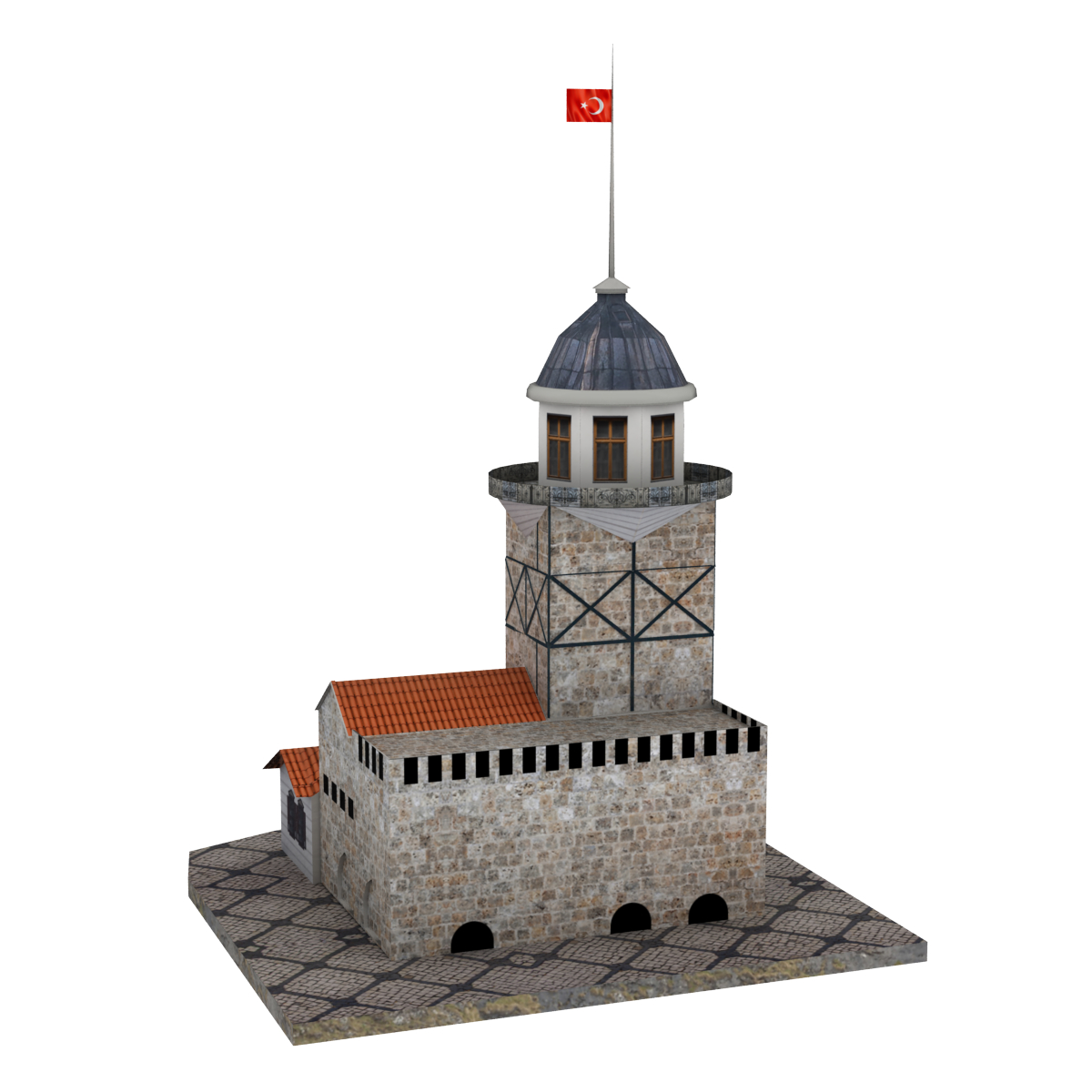 3d model maiden s tower