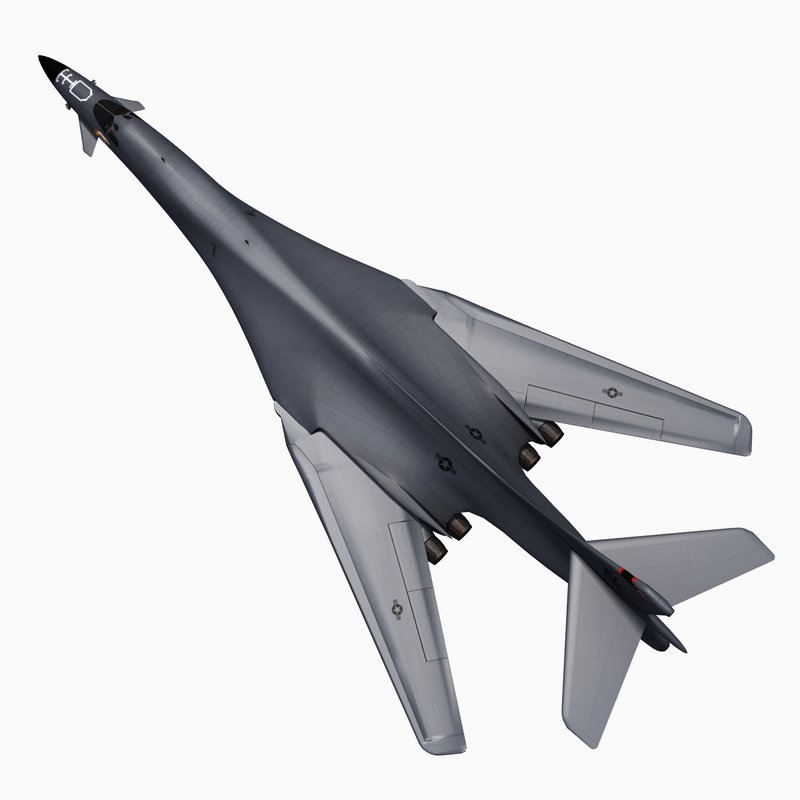 B-1b Lancer Usaf 3d Model